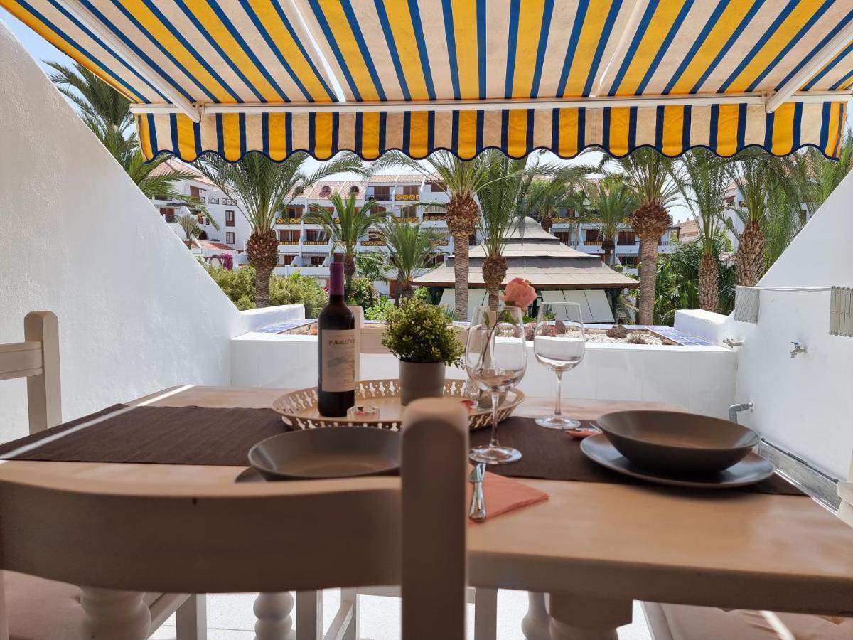 Studio No 2 Just 100 To Beach And Sea, Large Terrace, Heated Pool, Wifi, Aircondition For A Fee 美洲海滩 外观 照片